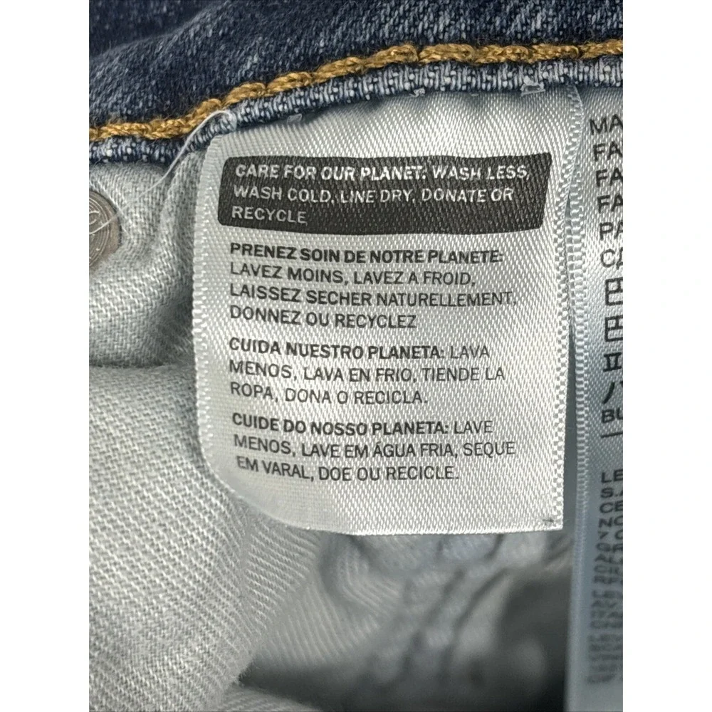 Levi's‎ 505 Jeans Mens 38x32 Blue Medium Wash Denim Regular Fit Stretch Straight